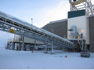 A part of the facility outside of one of the Red Chris mines in northwest British Columbia