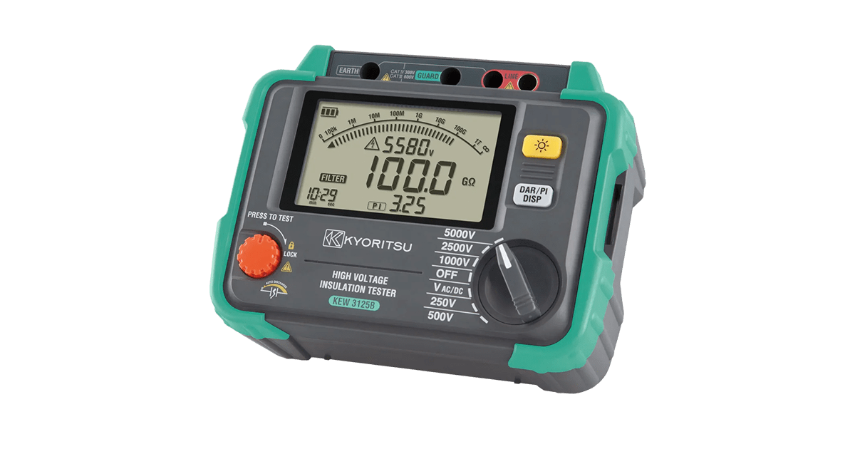 Kyoritsu KEW 3125B Digital High Voltage Insulation Tester (5 kV)