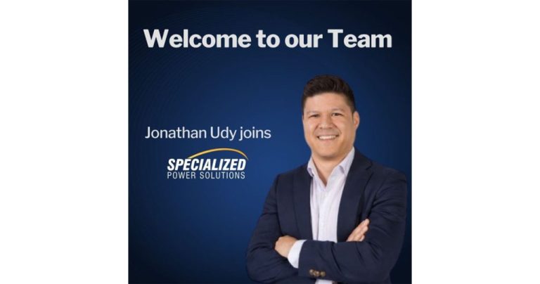 Specialized Power Solutions Strengthens Sales Team with Appointment of Jonathan Udy