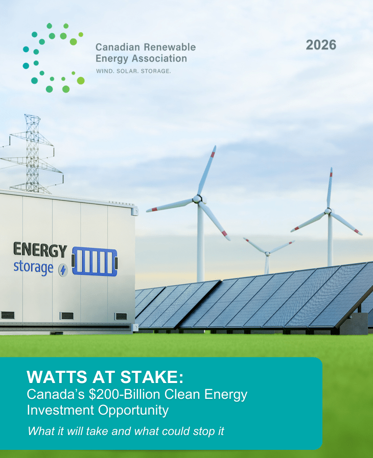 CanREA Report: Canada Poised to Capture up to $200B in Clean Energy Investment but has Work to Do