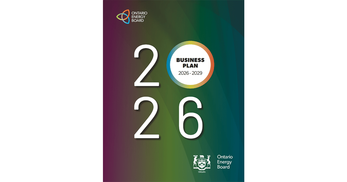 Ontario Energy Board Releases 2026-29 Business Plan