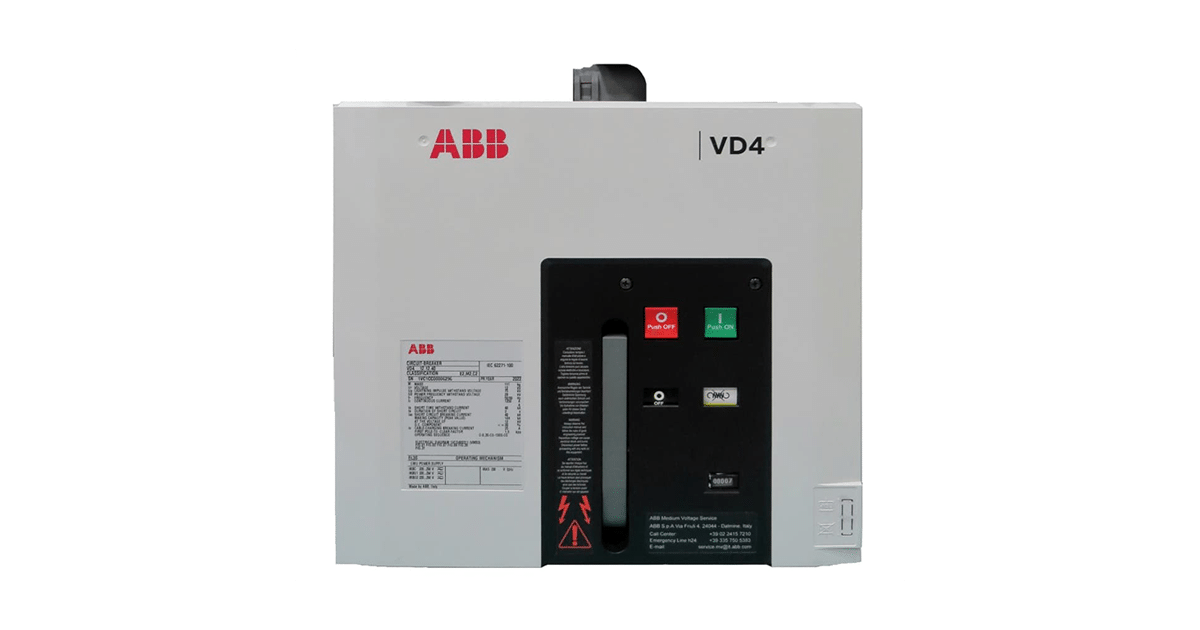 ABB’s VD4/VD4 EVO: Standard and Versatile Circuit Breakers for all Primary Applications